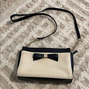 Kate Spade Black and Cream Crossbody Bag